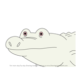 How to Draw Albino Alligator from We Bare Bears