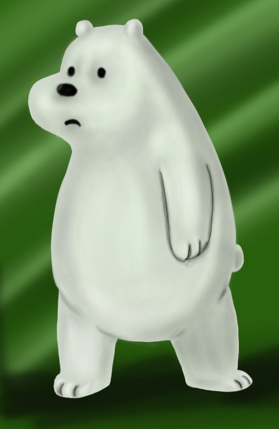 Learn How to Draw Ice Bear from We Bare Bears (We Bare Bears) Step by