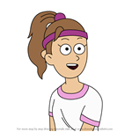 How to Draw Jennifer from We Bare Bears