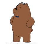 How to Draw Mister Jones from We Bare Bears