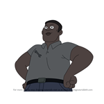How to Draw Nate's Father from We Bare Bears