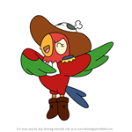 How to Draw Polly from We Bare Bears