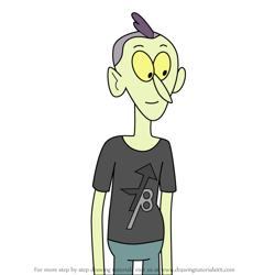 How to Draw Andrei from Welcome to the Wayne