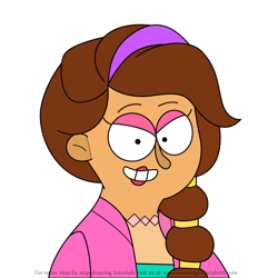 How to Draw Bianca Davis from Welcome to the Wayne