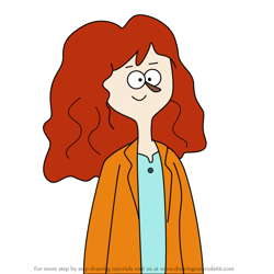 How to Draw Little Girl’s Mom from Welcome to the Wayne