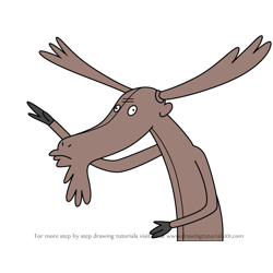 How to Draw Moose from Welcome to the Wayne