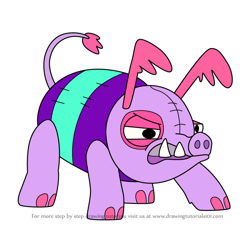 How to Draw Stuffleboar from Welcome to the Wayne