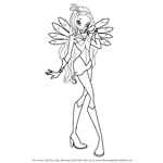 How to Draw Diaspro from Winx Club