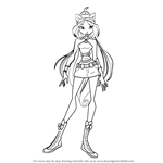 How to Draw Flora from Winx Club