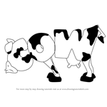 How to Draw Cow from WordWorld