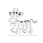 How to Draw Tiger from WordWorld