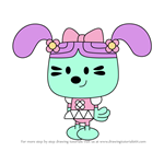 How to Draw Daizy from Wow! Wow! Wubbzy!