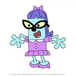 How to Draw Miss Bookfinder from Wow! Wow! Wubbzy!