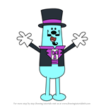 How to Draw Moo Moo the Magician from Wow! Wow! Wubbzy!