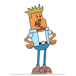 How to Draw Ty Ty the Tool Guy from Wow! Wow! Wubbzy!