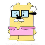 How to Draw Uncle Larry from Wow! Wow! Wubbzy!