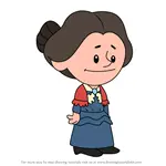 How to Draw Susan B. Anthony from Xavier Riddle and the Secret Museum