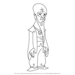 How to Draw Master Fung from Xiaolin Chronicles