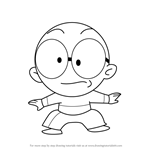 How to Draw Ping Pong from Xiaolin Chronicles