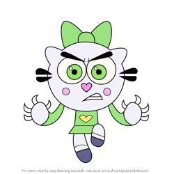 How to Draw Bella from Yin Yang Yo!