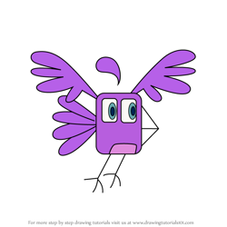 How to Draw Bird from Yin Yang Yo!