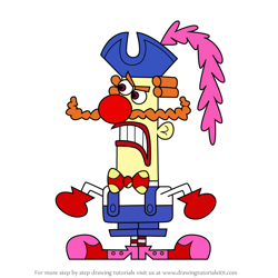 How to Draw Boopy Von Ha-Ha Pants from Yin Yang Yo!