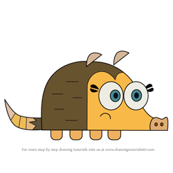 How to Draw Fuzzy Thunder from Yin Yang Yo!