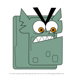 How to Draw Grizzleflavin from Yin Yang Yo!