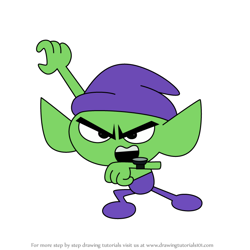 How to Draw Leader Smork from Yin Yang Yo!