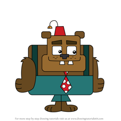 How to Draw Vincent Von Growl from Yin Yang Yo!