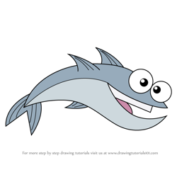 How to Draw Whee Trout from Yin Yang Yo!