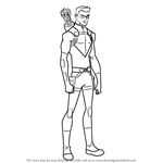 How to Draw Red Arrow from Young Justice