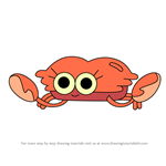 How to Draw Child Crab's Mom from Zig & Sharko