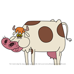 How to Draw Cow from Zig & Sharko