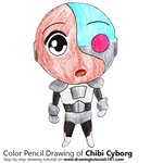 How to Draw Chibi Cyborg