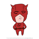 How to Draw Chibi Daredevil