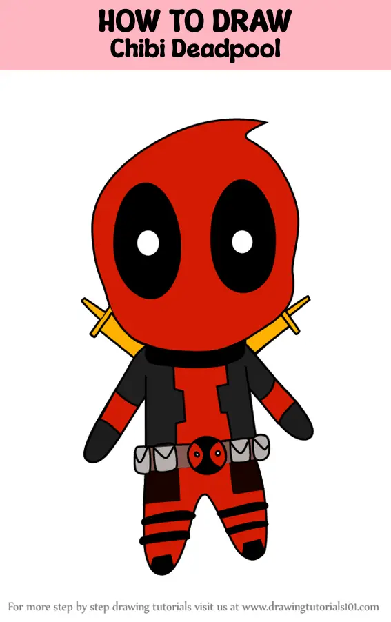 Lovely Deadpool coloring page | Free Printable Coloring Pages