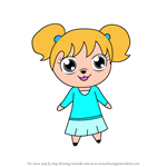 How to Draw Chibi Eleanor from Alvin and the Chipmunks