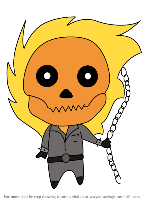 ghost rider drawing