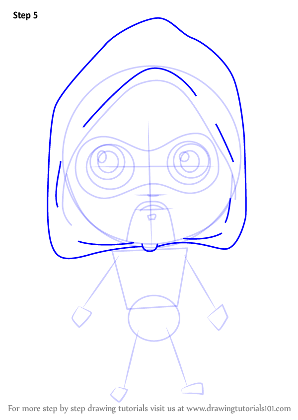 Learn How to Draw Chibi Green Arrow (Chibi Characters) Step by Step