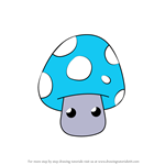 How to Draw Chibi Shroom from Gnomeo and Juliet