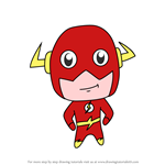 How to Draw Chibi The Flash