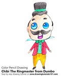 How to Draw Chibi The Ringmaster from Dumbo