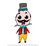 How to Draw Chibi The Ringmaster from Dumbo