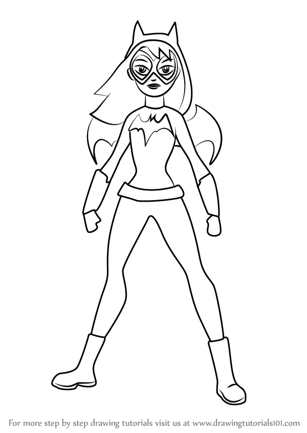 ArtStation - Daily Drawing Series 008 | Superhero | Random Female Character  Black and White Pen Sketch