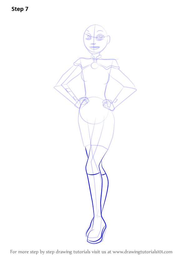 Learn How to Draw Starfire from DC Super Hero Girls (DC Super Hero