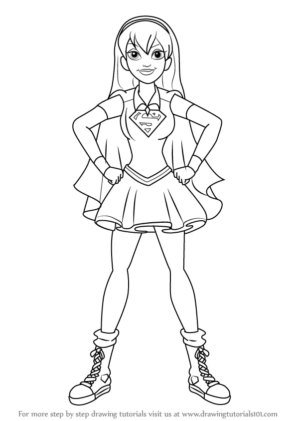 Learn How to Draw Supergirl from DC Super Hero Girls (DC Super Hero