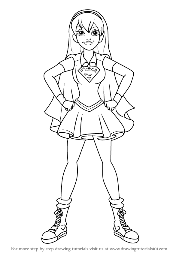 Learn How to Draw Supergirl from DC Super Hero Girls (DC Super Hero