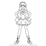 How to Draw Supergirl from DC Super Hero Girls