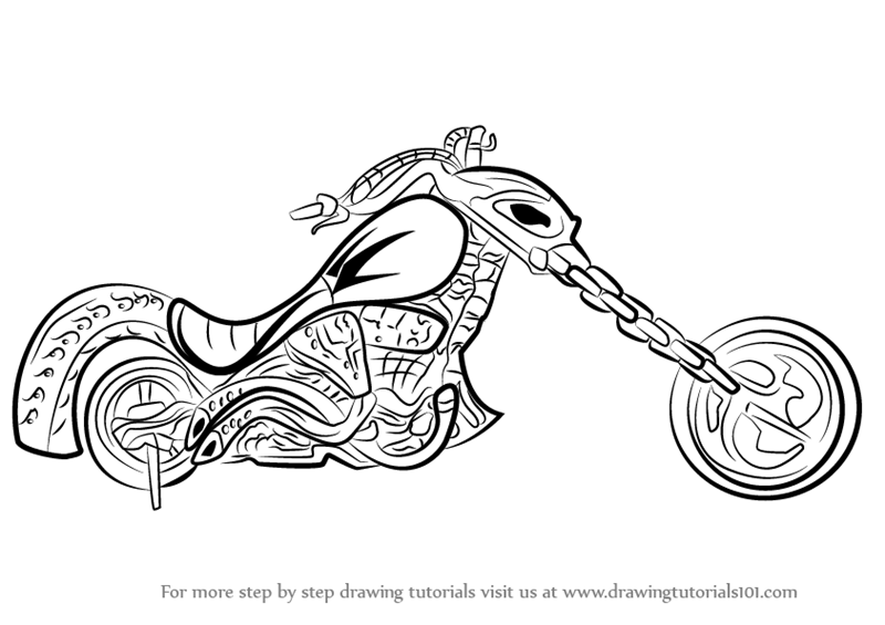 Ghost Rider Coloring Pages  Free Printable Coloring Pages for Kids